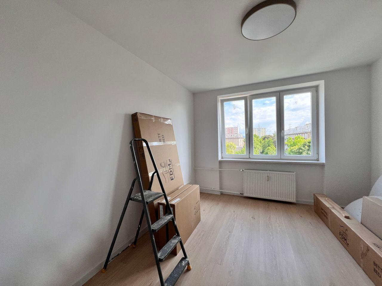 Prebiehajúca rekonštrukcia bytu na ulici Obrancov mieru, Košice – BRAVION Construction