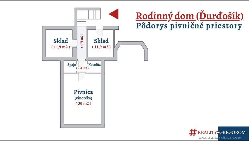 Priestranný rodinný dom s veľkorysým 12-ár pozemkom v obci Ďurďošík