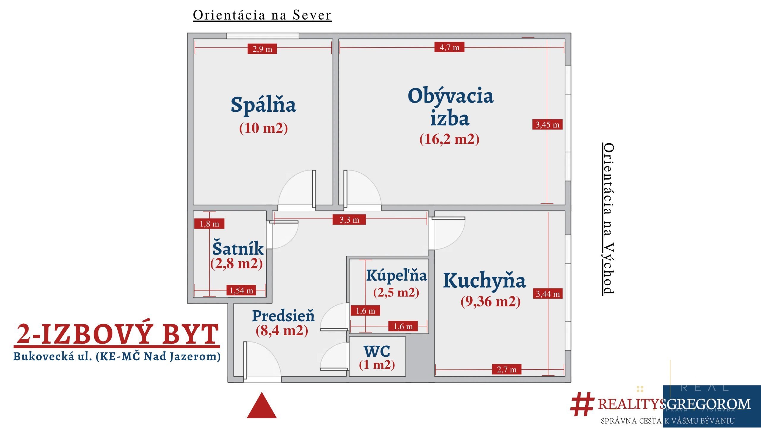 2-izbový byt s príjemným výhľadom na začiatku Jazera - Bukovecká ul.