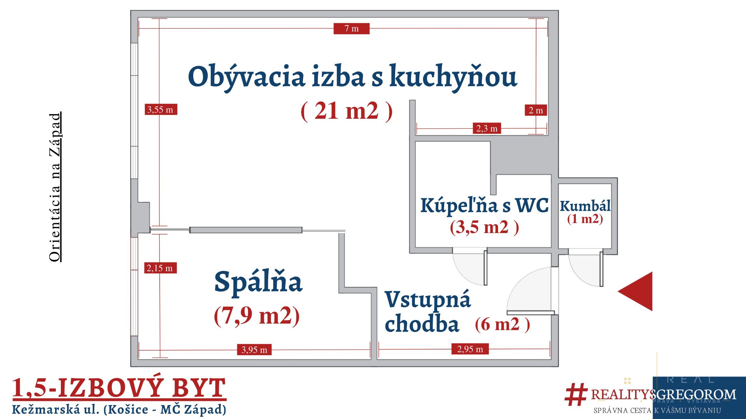 Moderne zrekonštruovaný 1,5-izbový byt na Terase - Kežmarská ul.